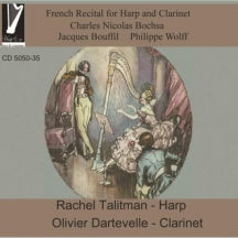 RACHEL TALITMAN & OLIVER DARTEVELLE - FRENCH RECITAL FOR HARP & CLARINET [CD]