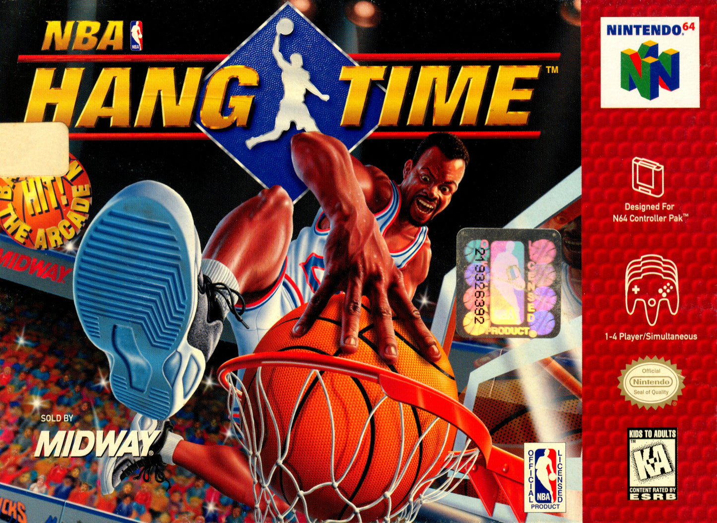NBA HANG TIME  - N64 (W/BOX)