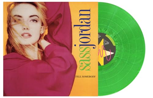 SASS JORDAN - TELL SOMEBODY (FLORESCENT GREEN WITH SWIRLS VINYL 160G)