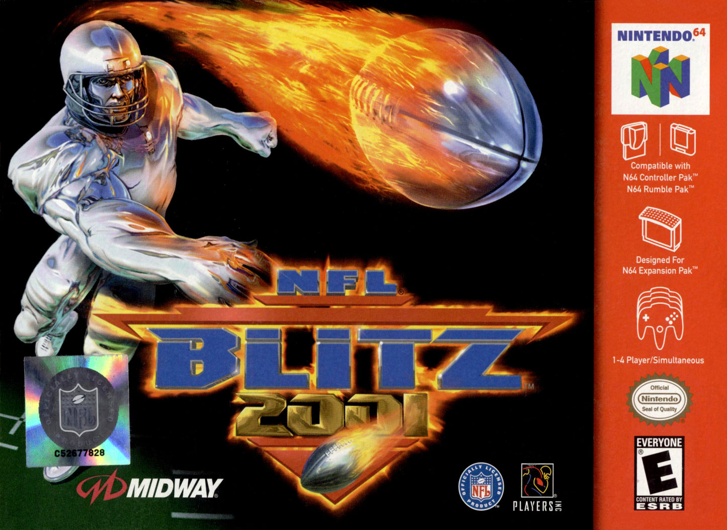 NFL BLITZ 2001  - N64