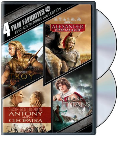 TROY/ALEXANDER/ANTONY & CLEOPATRA/CLASH - DVD-4 FILM FAVORITES-EPIC ADVENTURE COLL
