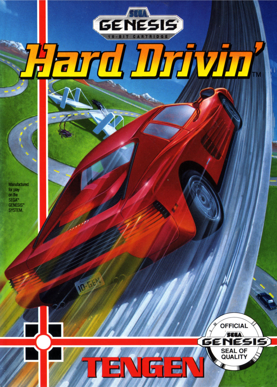 HARD DRIVIN'  - GENESIS  (CARTRIDGE ONLY)