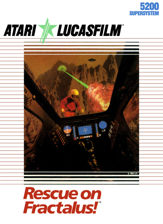 RESCUE ON FRACTALUS  - ATARI5200