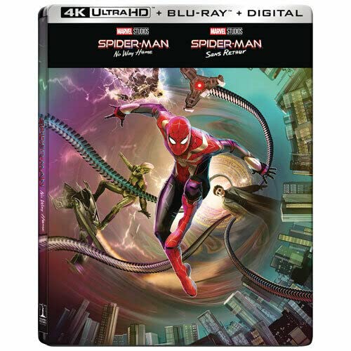 SPIDER-MAN: NO WAY HOME  - BLU-4K-INC. BLU COPY (STEELBOOK)