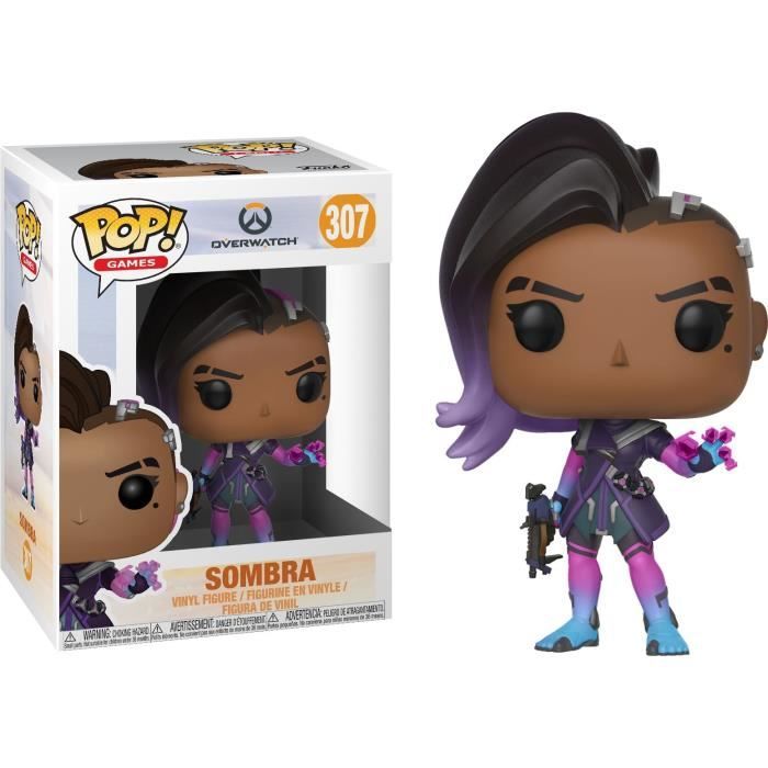 OVERWATCH: SOMBRA #307 (BLACK/PURPLE HAI - FUNKO POP!