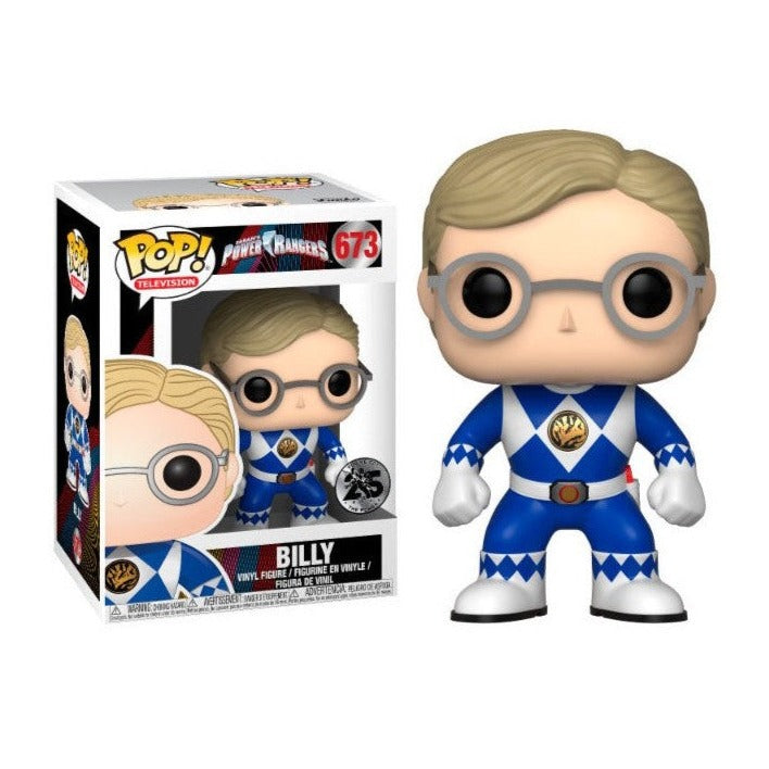 POWER RANGERS: BILLY #673 (UNMASKED) - FUNKO POP!-25 YEARS