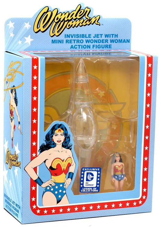 WONDER WOMAN WITH INVISIBLE JET - FUNKO-EXCLUSIVE