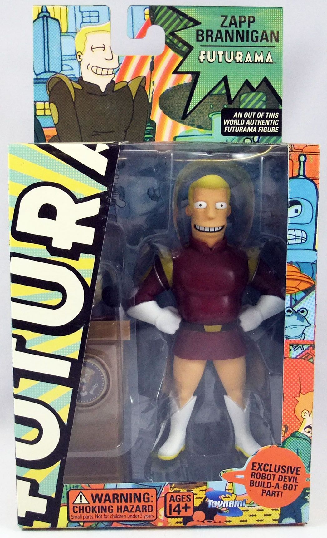 FUTURAMA: ZAPP BRANNIGAN - TOYNAMI-2007-ROBOT DEVIL BUILD-A