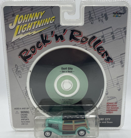 ROCK 'N' ROLLERS: JAN & DEAN: SURF CITY-CAR (W/CD) - JOHNNY LIGHTNING-2000