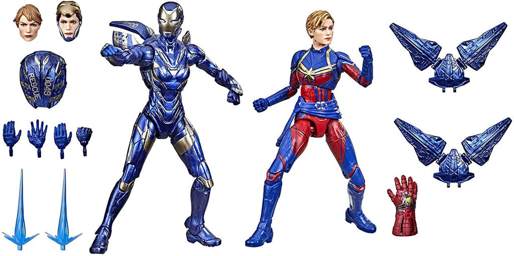 AVENGERS: ENDGAME: CAPTAIN MARVEL/RESCUE ARMOR - MARVEL LEGENDS