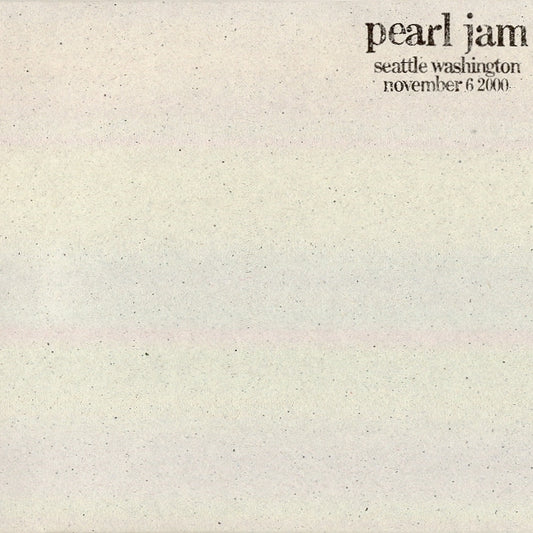 PEARL JAM  - SEATTLE WASHINGTON #72