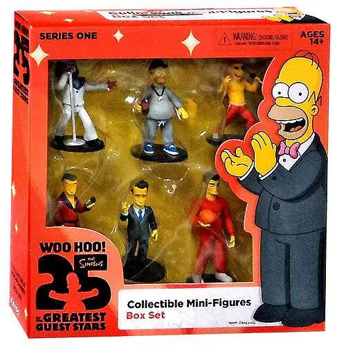 SIMPSONS: MINI-FIGURES-GUEST STARS - 25TH ANN-6 PIECES