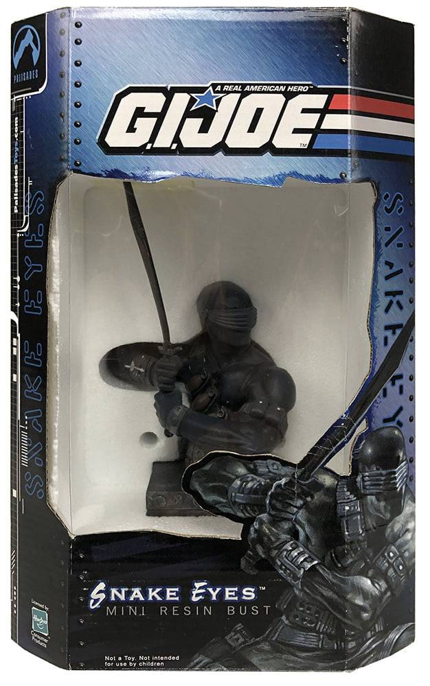 GI.JOE: SNAKE EYES MINI RESIN BUST - HASBRO-2002 (1920/4500)