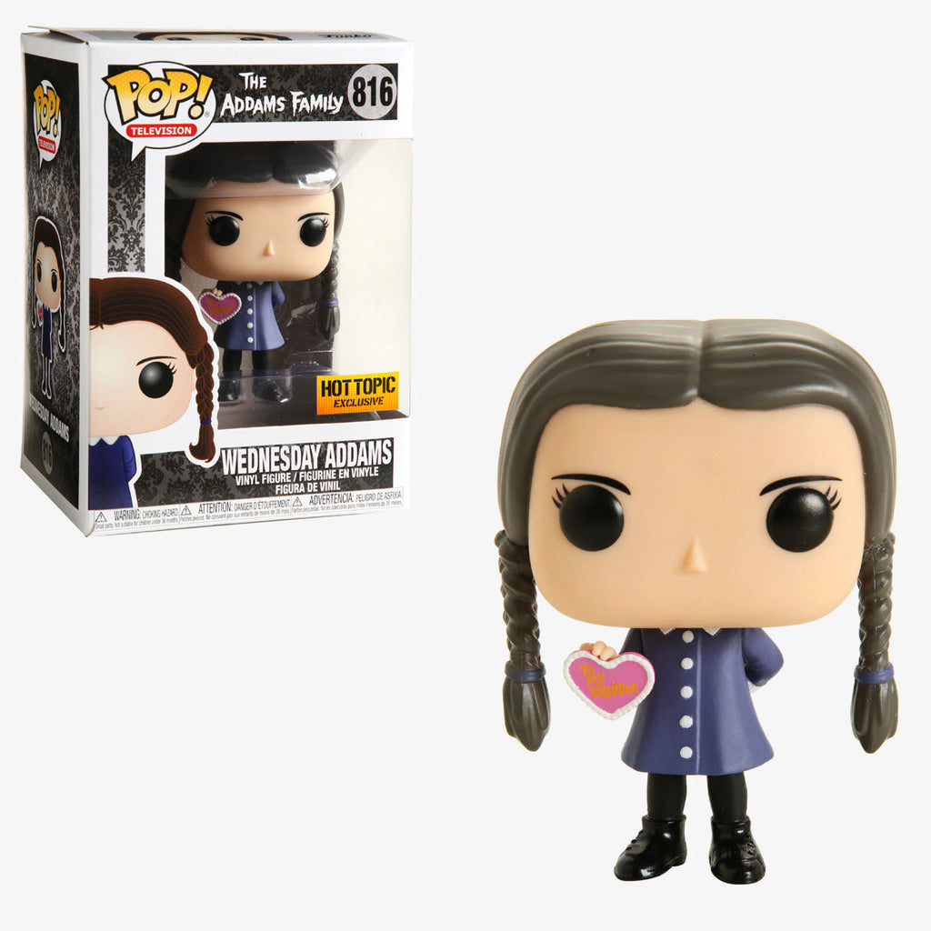 ADDAMS FAMILY: WEDNESDAY ADDAMS #816 (VALENTINES) - FUNKO POP!-EXCLUSIVE