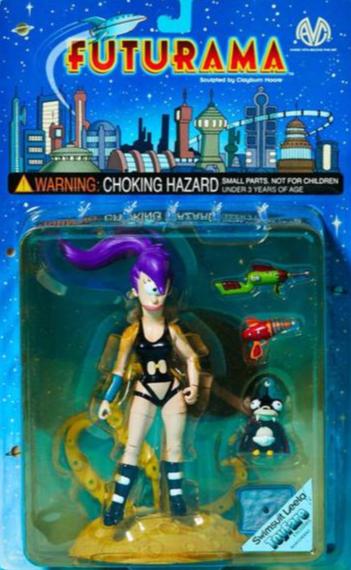 FUTURAMA: SWIMSUIT LEELA (EXCLUSIVE) - MOORE ACTION COLLECTIBLES-2004