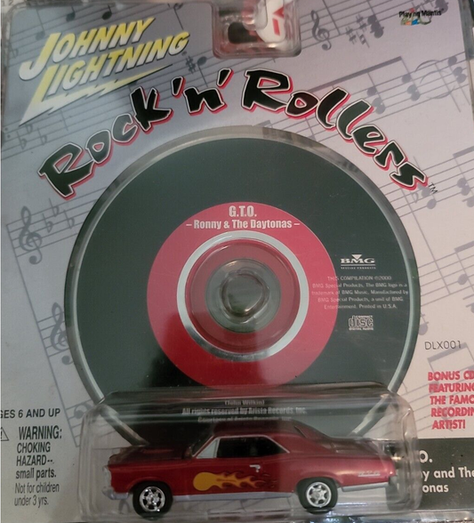 ROCK 'N' ROLLERS: RANDY & THE DAYTONAS: G.T.O.-CAR (W/CD) - JOHNNY LIGHTNING-2000