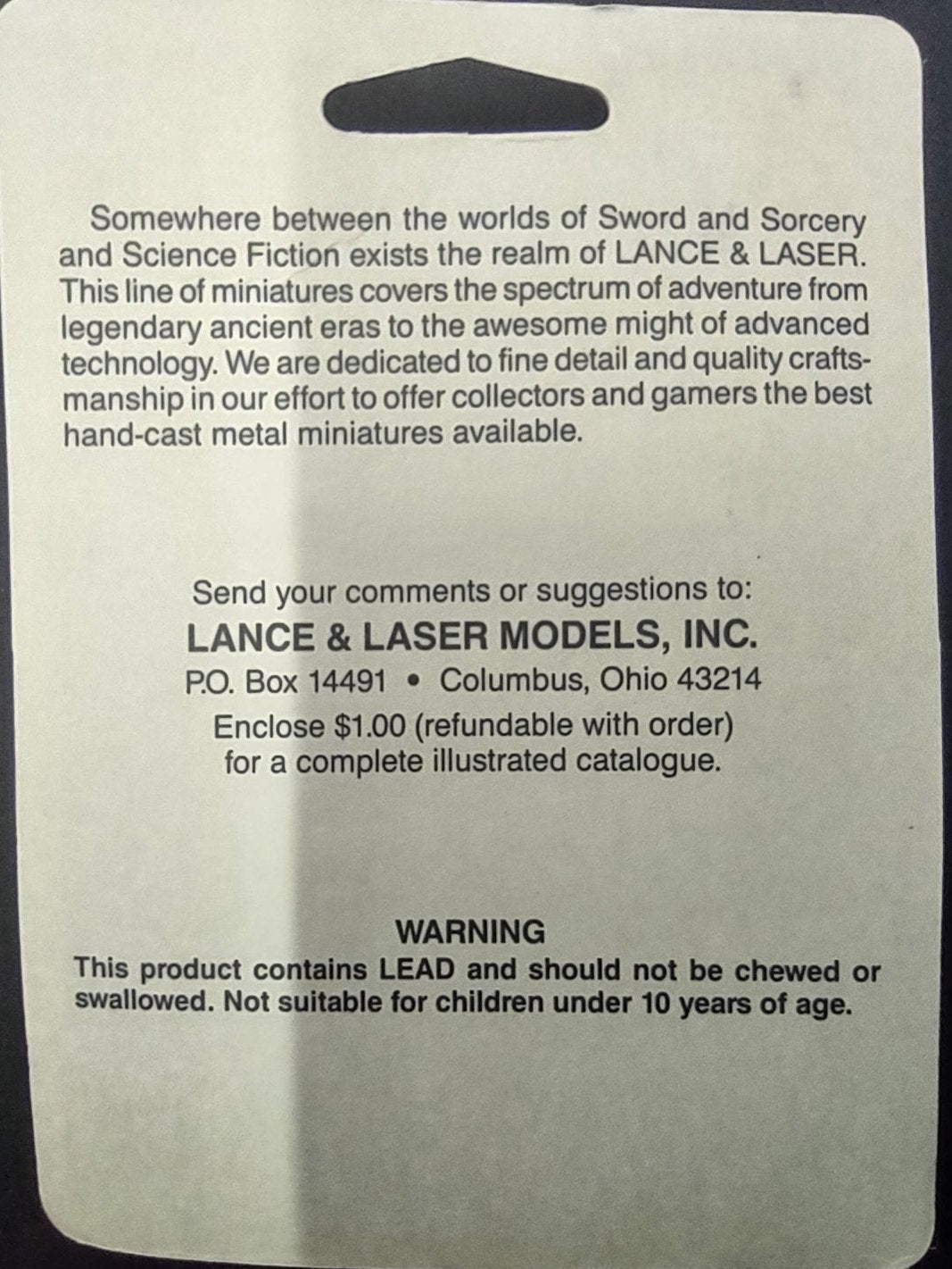 WYVERN #013 (LOOSE WITH BOX) - LANCE & LASER MODELS