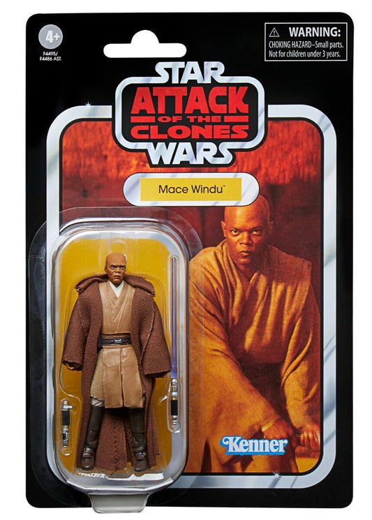 STAR WARS: MACE WINDU - 3.75" SERIES-AOTC