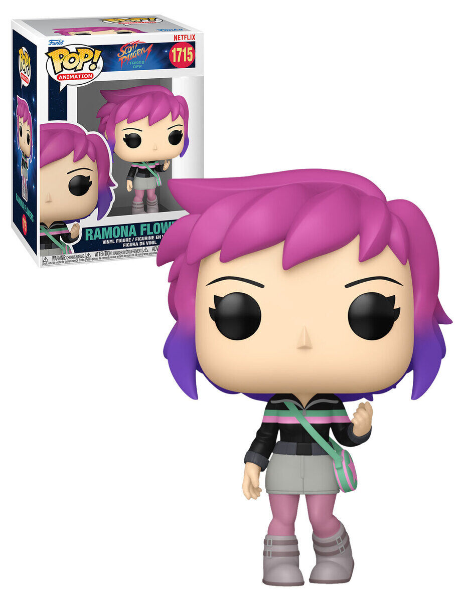 SCOTT PILGRIM: TAKES OFF: SCOTT PILGRIM #1714 & RAMONA FLOWERS #1715 - FUNKO POP!-SET OF 2