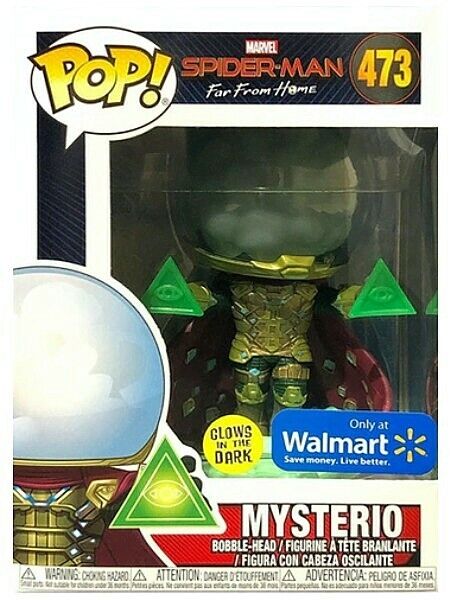 SPIDER-MAN: FAR FROM HOME: MYSTERIO #473 - FUNKO POP!-GITD-EXCLUSIVE