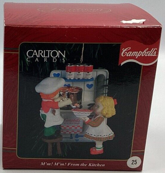 CAMPBELL'S: M'M! M'M FROM THE KITCHEN (DAMAGED BOX) - CARLTON-ORNAMENT-1997