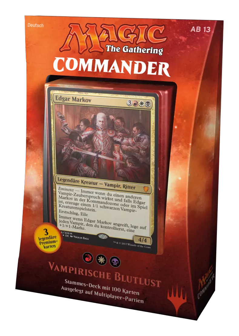 MAGIC THE GATHERING: VAMPIRIC BLOODLUST  - COMMANDER-2017