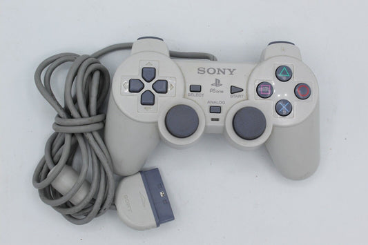 PS1 CONTROLLER (DUAL SHOCK)(HARDWARE) - PS1-WHITE (PSONE)