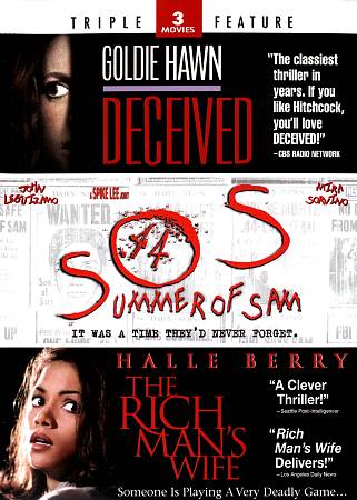DECEIVED/SUMMER OF SAM/RICH MAN'S WIFE  - DVD-TRIPLE FEATURE