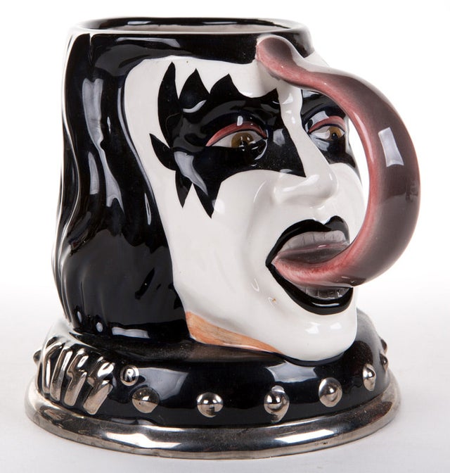 KISS: DEMON/STARCHILD/SPACEMAN/CATMAN - CERAMIC MUG-SPENCER-SET OF 4