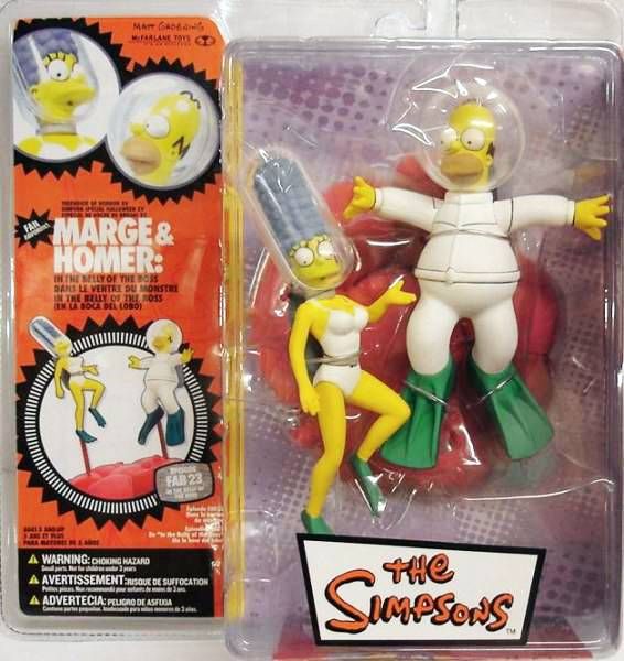 SIMPSONS: MARGE & HOMER: BELLY OF THE BOSS - MCFARLANE-2007