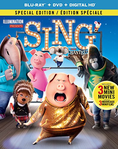 SING [BLU-RAY + DVD + DIGITAL HD] (BILINGUAL)