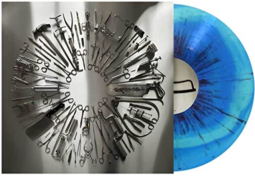 CARCASS - SURGICAL STEEL (BLUE SWIRL W/ RED SPLATTER) (VINYL)