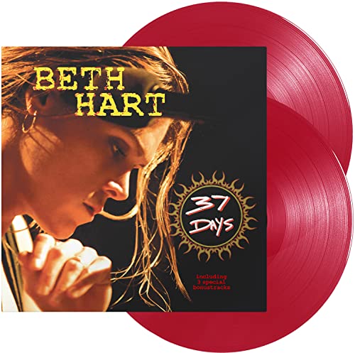 BETH HART - 37 DAYS - TRANSPARENT RED VINYL