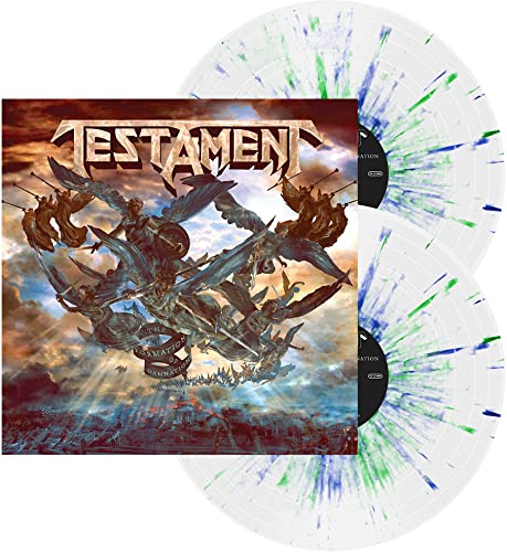 TESTAMENT - THE FORMATION OF DAMNATION (WHITE W/ BLUE & GREEN SPLATTER) (VINYL)