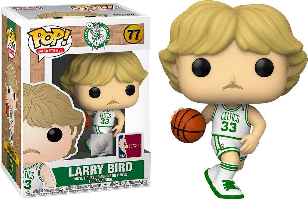 NBA: BOSTON CELTICS: LARRY BIRD #77 - FUNKO POP!