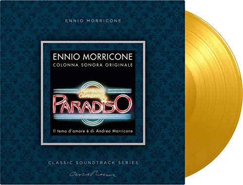 MORRICONE,ENNIO - NUOVO CINEMA PARADISO OST (LIMITED SOLID YELLOW VINYL/180G/INSERT/JACKET WITH SILVER FOIL FINISH)