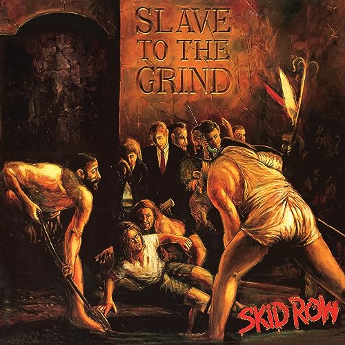 SKID ROW - SLAVE TO THE GRIND (ORANGE & BLACK MARBLE) (VINYL)