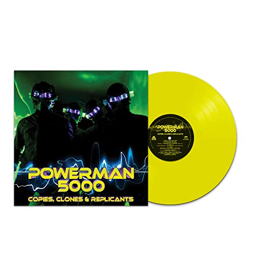 POWERMAN 5000 - COPIES, CLONES & REPLICANTS - YELLOW (VINYL)