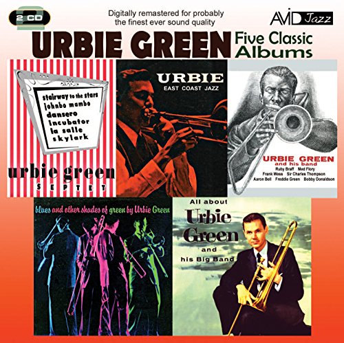 GREEN, URBIE - FIVE CLASSIC ALBUMS (2CD) ALL ABOUT/BLUES & OTHER SHADES OF GREEN.. (CD)