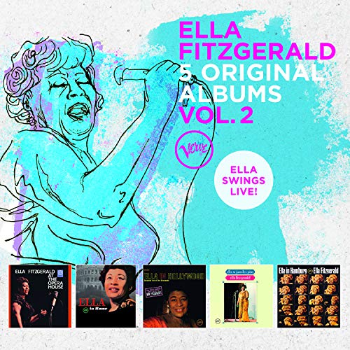 FITZGERALD, ELLA - 5 ORIGINAL ALBUMS - VOL. 2 (ELLA SWINGS LIVE) (5CD) (CD)