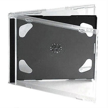 CD Jewel Case Pack - Black Tray (Double)