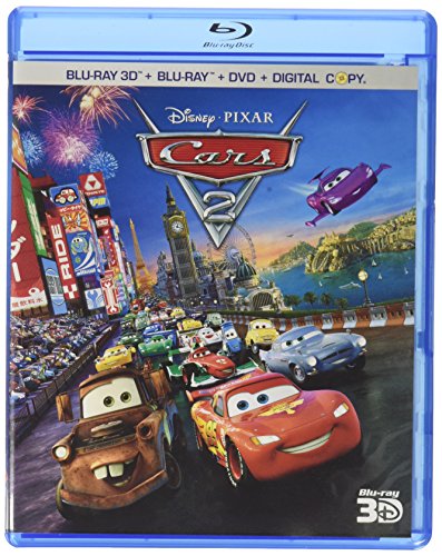 CARS 2 [BLU-RAY 3D + BLU-RAY + DVD + DIGITAL COPY] (BILINGUAL)