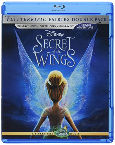 TINKER BELL: SECRET OF THE WINGS 4 DISC BLU-RAY, 3D, DVD, AND DIGITAL COPY