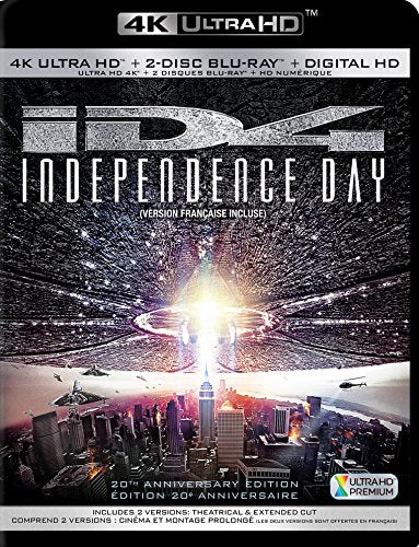INDEPENDENCE DAY 20TH ANNIVERSARY EDITION (BILINGUAL) [4K BLU-RAY + DIGITAL COPY]