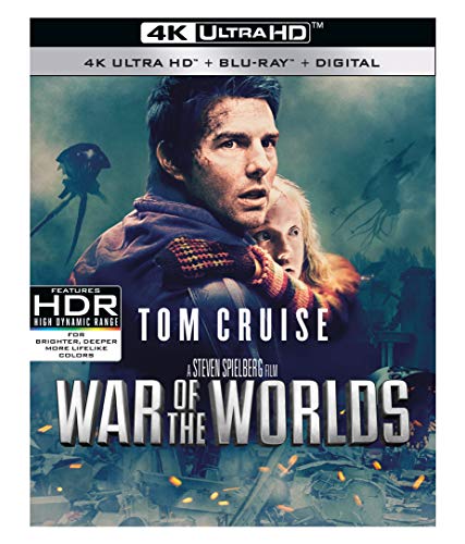 WAR OF THE WORLDS (MOVIE)  - BLU-4K-2005-TOM CRUISE-INC. BLU COPY