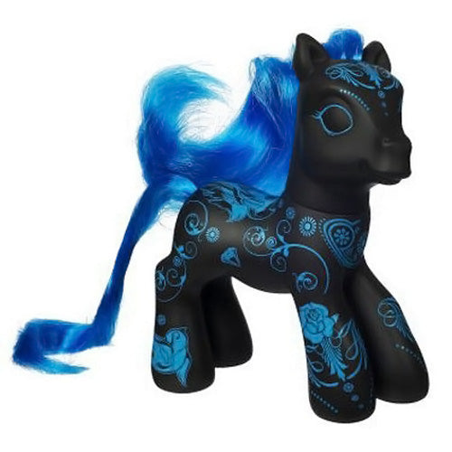 MY LITTLE PONY: BLUE/BLACK COLLECTORE ART - HASBRO-2008