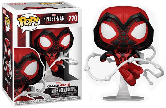 SPIDER-MAN: MILES MORALES (CRIMSON COWL SUIT) #770 - FUNKO POP!-GAMEVERSE
