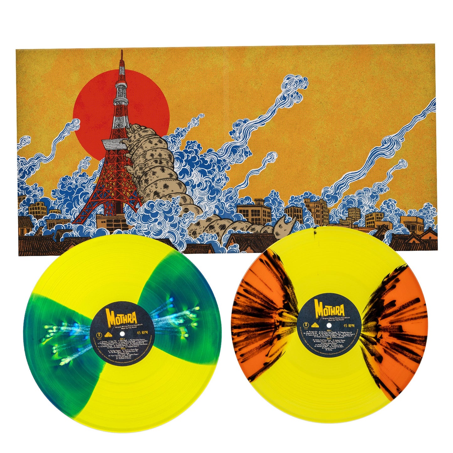 Yujui Koseki - Mothra OST (Blue/Orange Vinyl)