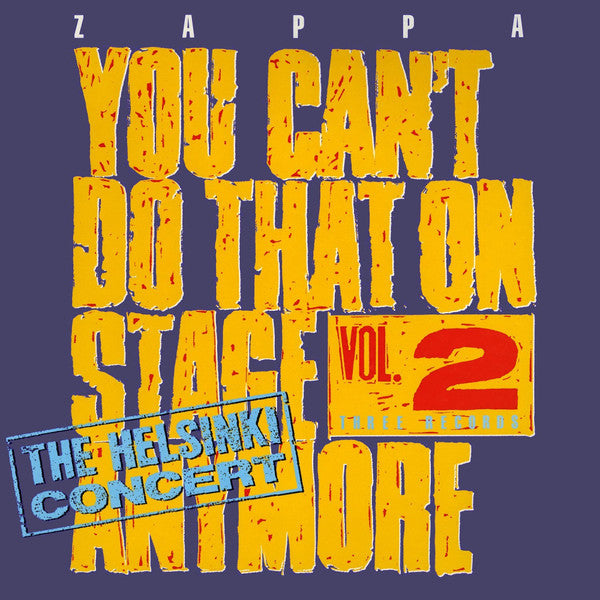 Frank Zappa - You Can't Do That On Stage Anymore Vol. 2 (The Helsinki Concert) (Used LP)