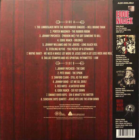 Various - Hillbillies In Hell: Country Music's Tormented Testament Vol. 8 (Red) (Used LP)